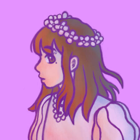 Retrato de perfil (collab con hanitokkii)